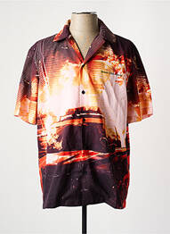 Chemise manches courtes noir HUMAN WITH ATTITUDE homme