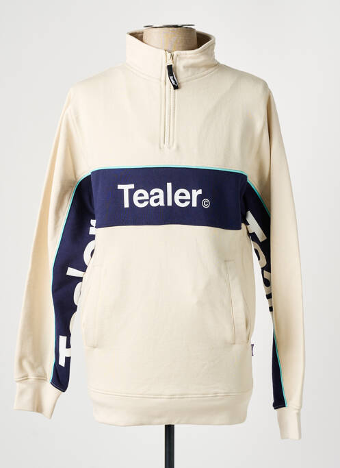 Sweat-shirt beige TEALER pour homme