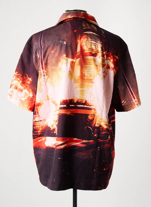 Chemise manches courtes noir HUMAN WITH ATTITUDE pour homme