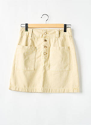 Jupe courte beige NAGEV femme