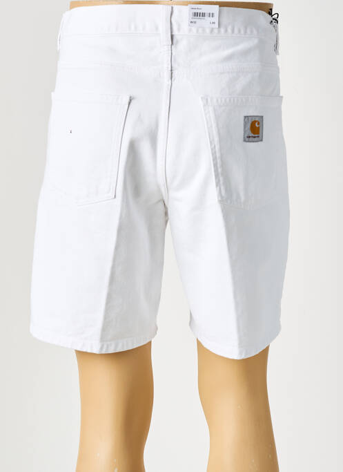 Short blanc CARHARTT pour homme