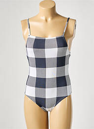 Maillot de bain 1 pièce bleu OBEY femme
