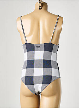Maillot de bain 1 pièce bleu OBEY femme