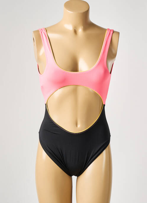 Maillot de bain 1 pièce noir NIKE pour femme