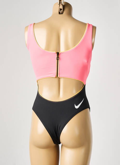 Maillot de bain 1 pièce noir NIKE pour femme