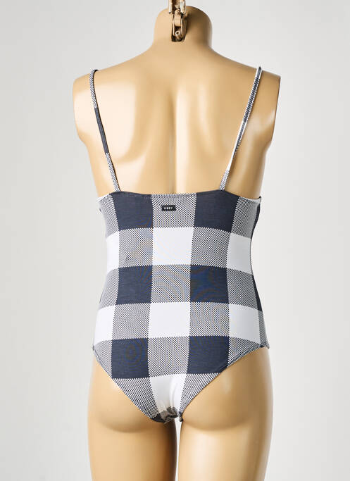 Maillot de bain 1 pièce bleu OBEY femme