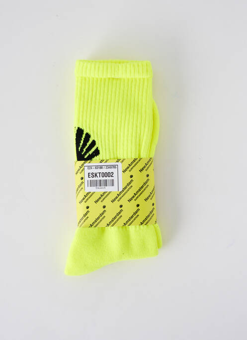 Chaussettes jaune NEW AMSTERDAM SURF ASSOCIATION pour homme