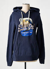 Sweat-shirt bleu SUPERDRY pour femme seconde vue