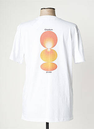 T-shirt blanc CITADIUM homme