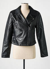 Veste simili cuir noir ONLY pour femme seconde vue