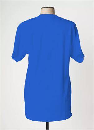 T-shirt bleu PIZZA SKATEBOARD homme