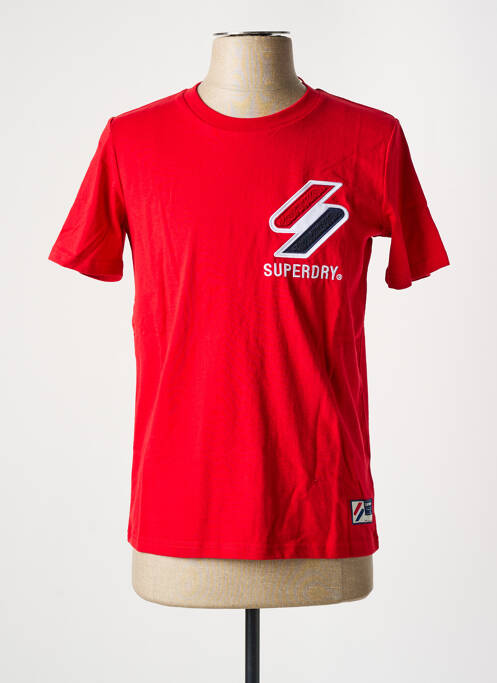 T-shirt rouge SUPERDRY pour femme