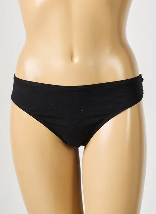 Tanga noir MINA STORM pour femme