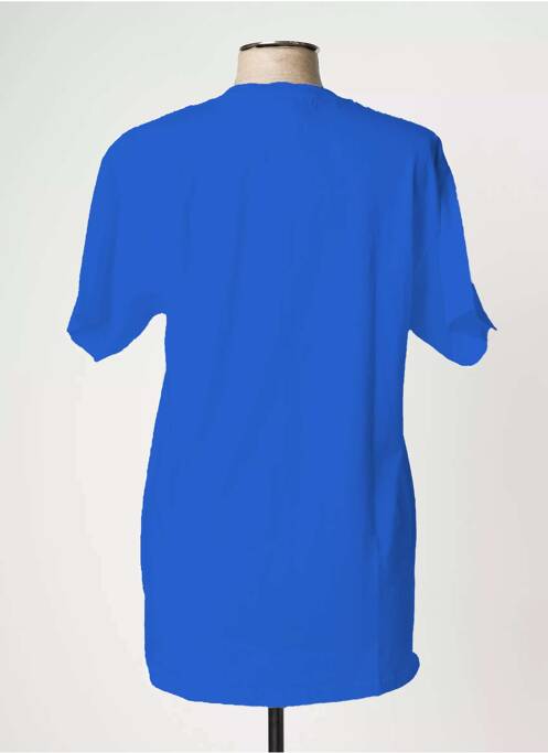 T-shirt bleu PIZZA SKATEBOARD pour homme