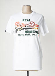 T-shirt blanc SUPERDRY homme