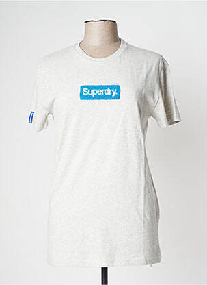 T-shirt blanc SUPERDRY homme