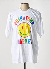 T-shirt blanc CHINATOWN MARKET pour homme seconde vue