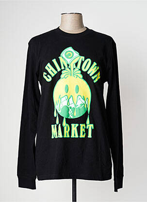 Sweat-shirt noir CHINATOWN MARKET pour homme