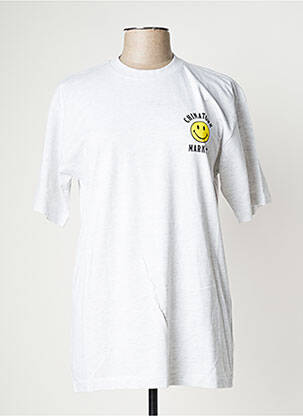 T-shirt gris CHINATOWN MARKET homme