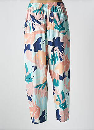 Pantalon droit multicolore OBEY femme