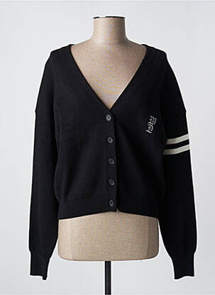 Gilet manches longues noir WASTED PARIS femme