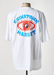 T-shirt blanc CHINATOWN MARKET pour homme seconde vue