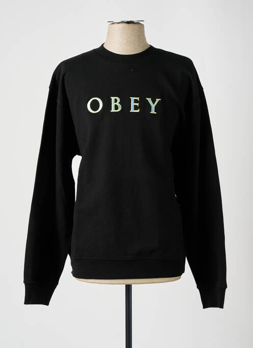 Sweat-shirt noir OBEY pour homme