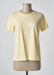 T-shirt jaune MAISON LABICHE pour femme seconde vue