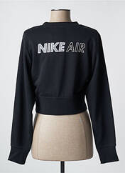 Sweat-shirt noir NIKE pour femme seconde vue