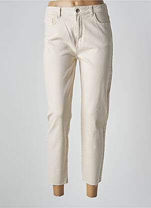 Pantalon slim beige ONLY femme