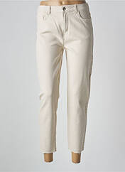 Pantalon slim beige ONLY pour femme seconde vue