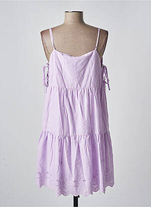 Robe mi-longue violet NOISY MAY femme