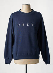 Sweat-shirt bleu OBEY pour femme seconde vue