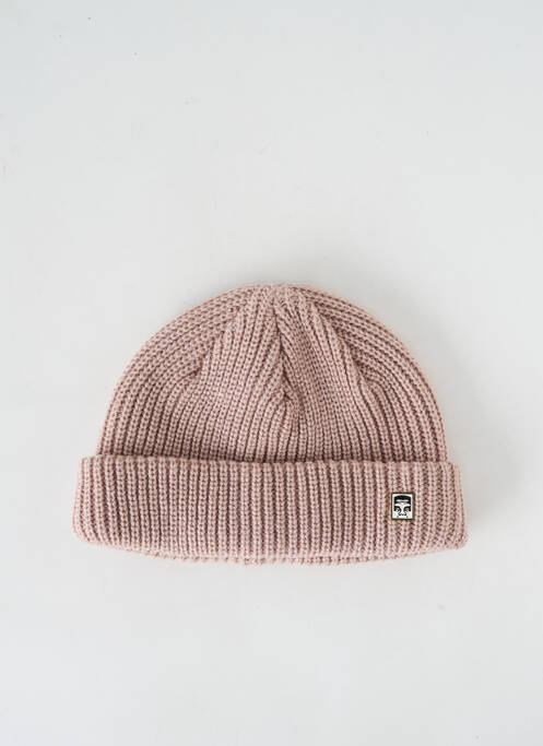 Bonnet beige OBEY pour homme