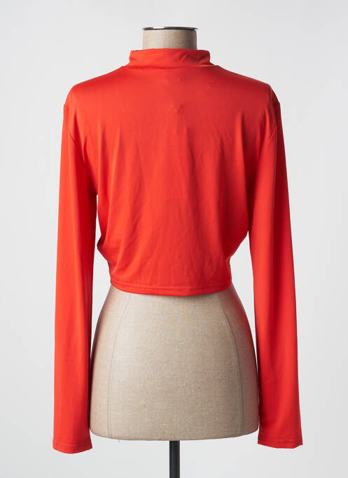 Top orange NOISY MAY pour femme