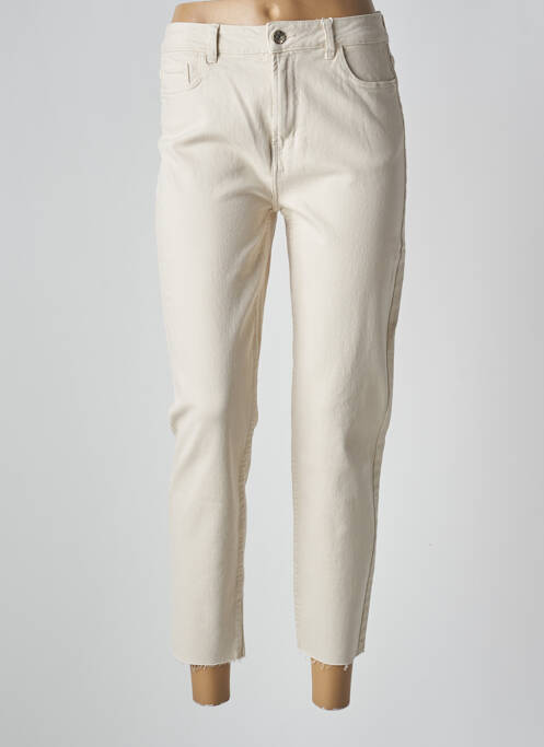 Pantalon slim beige ONLY pour femme