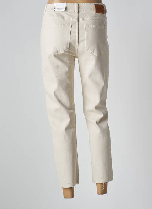 Pantalon slim beige ONLY pour femme