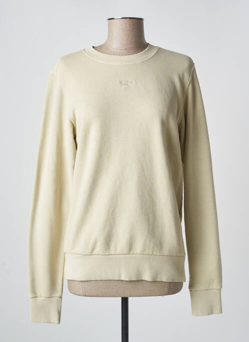 Sweat-shirt beige REEBOK pour femme