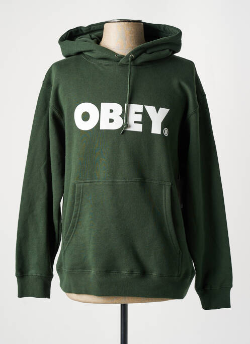 Sweat-shirt vert OBEY pour femme