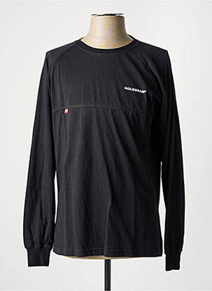 T-shirt noir HOLOGRAM homme