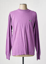 T-shirt violet OBEY pour homme seconde vue