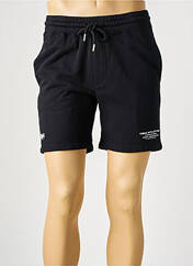 Short noir HUMAN WITH ATTITUDE pour homme seconde vue