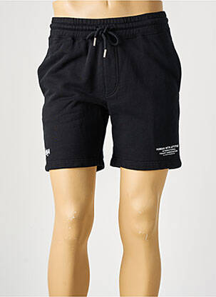 Short noir HUMAN WITH ATTITUDE pour homme