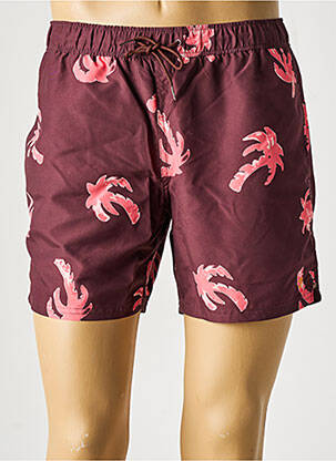 Short de bain rouge FARAH homme