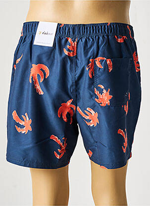 Short de bain bleu FARAH homme