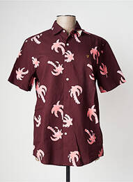 Chemise manches courtes rouge FARAH homme