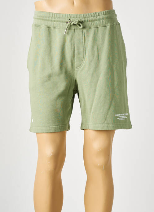 Short kaki HUMAN WITH ATTITUDE pour homme