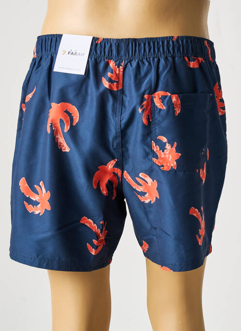 Short de bain bleu FARAH pour homme