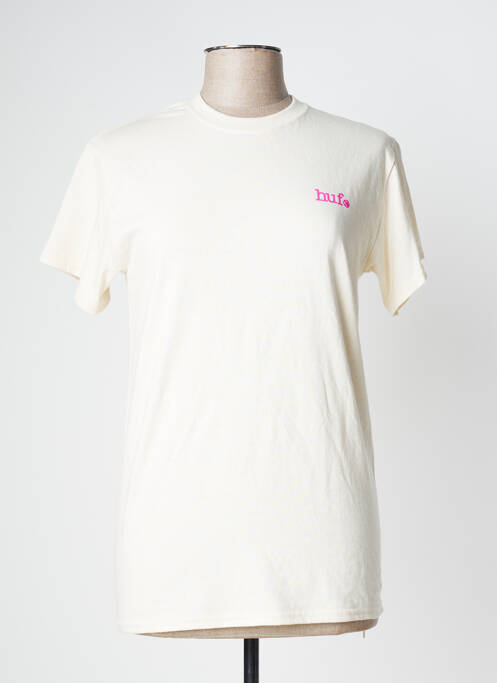 T-shirt blanc HUF pour unisexe