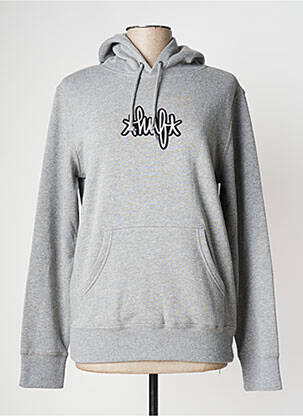Sweat-shirt gris HUF unisexe